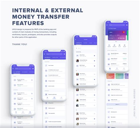 Uxui Design Money Transfer In The Banking App Behance