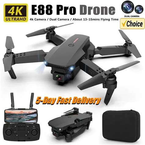 New E88Pro RC Drone 4K Professinal With 1080P Wide Angle Dual HD Camera