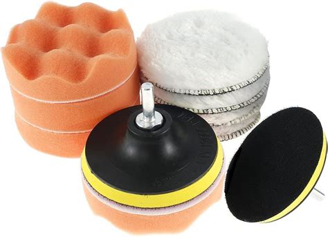 Amazon Fuygrcj Pcs Inch Polishing Pads Set Sponge And Woolen