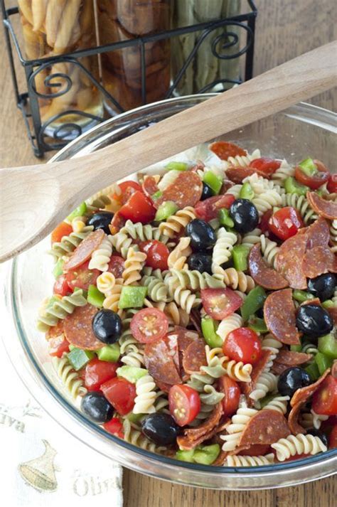 Classic Italian Pasta Salad Recipe Picnics Classic And Italian Pasta