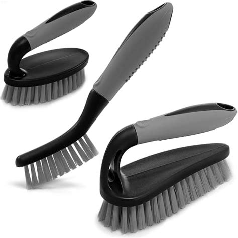 Scrub Brush Set Of 3pcs Cleaning Shower Scrubber With