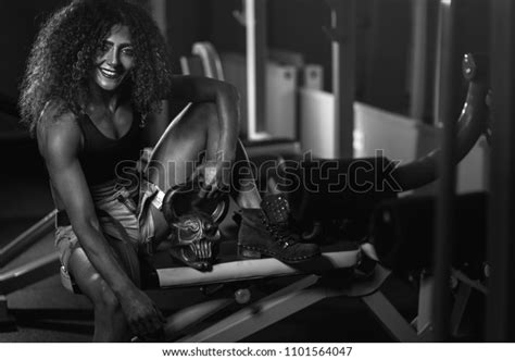 Womans Body Bodybuilder Gym Sexy Lingerie Stock Photo 1101564047 Shutterstock
