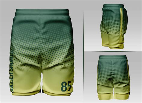 Free Men S Soccer Shorts Mockup Psd Set Good Mockups