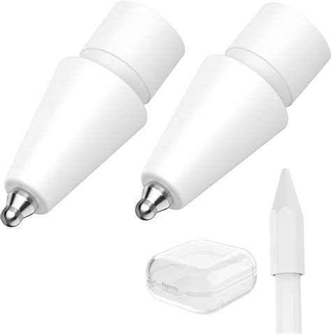 AHASTYLE 2 Pack Apple Pencil Spitzen Verbesserte Ersatzspitzen Keine