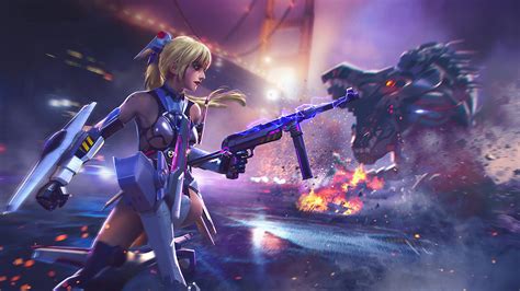 1920x1080 Cyber Girl Garena Free Fire Game 4k Laptop Full Hd 1080p Hd 4k Wallpapersimages