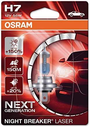 OSRAM 64210NL 01B NIGHT BREAKER LASER H7 Next Generation 150 More