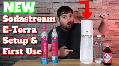 Sodastream E Terra Setup And First Use Sparkling Water Made Easy