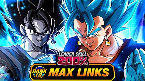 Wtf Best Unit In Dokkan Level 10 Links 100 Eza Lr Teq Vegito Blue Dbz Dokkan Battle