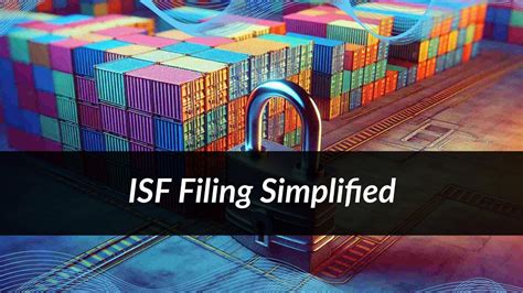 Mastering Isf Filing In Edi A Quick Guide Youtube