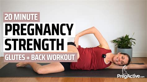 Pregnancy Strength Back And Glutes Workout