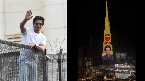 Burj Khalifa Lights Up To Wish Shah Rukh Khan On Birthday Message