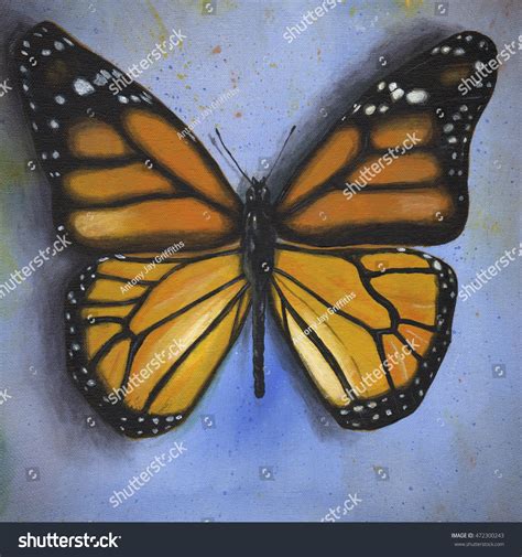 Butterfly Acrylic Painting