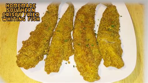 Crispy Southern Fried Whiting Fish Recipe Easy Homemade Cooking YouTube