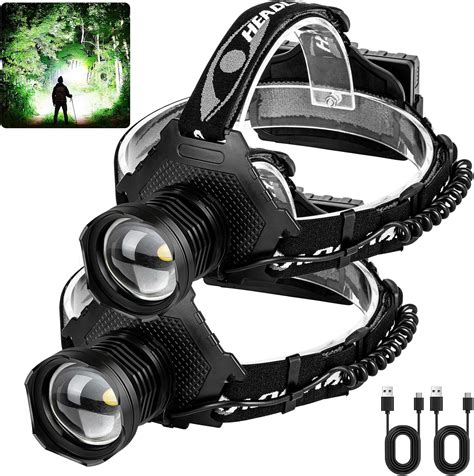 Rechargeable Headlamp 990000 Lumens Led Super Bright Head