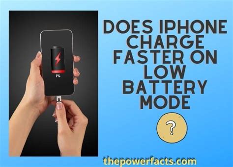 Does Iphone Charge Faster On Low Battery Mode Answer With Exclamation