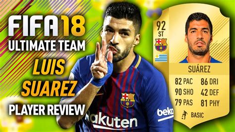 Fifa Luis Suarez Player Review Fifa Ultimate Team Youtube