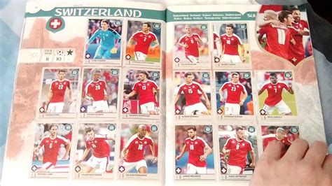 Panini Road To 2018 FIFA World Cup Sticker Album 100 Complete YouTube