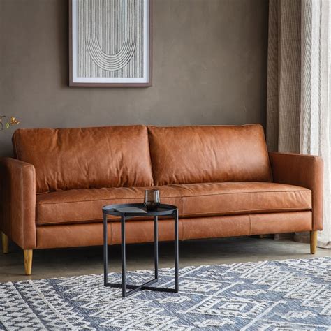 Osby Vintage Brown 2 Seater Sofa By Gallery Living Style Our Home