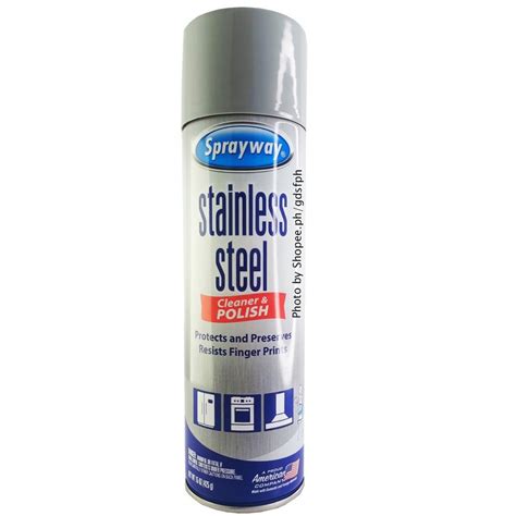 Sprayway Stainless Steel Cleaner Polish Oil Based Oz G Gdsfph