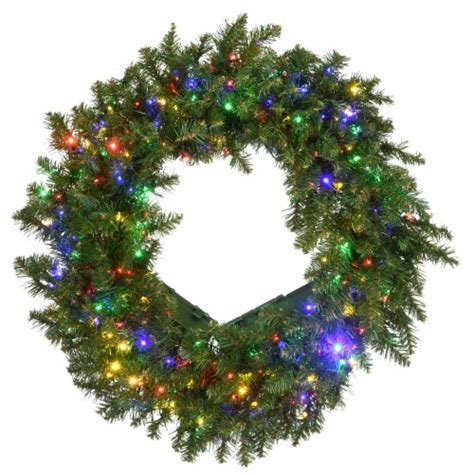 National Tree Company Pre Lit Artificial Christmas Wreath Green