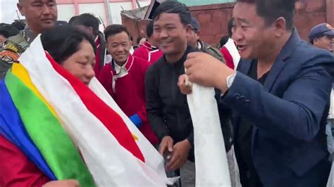 Grand Reception Of Lungla Hmla Madam Tsering Lhamu After Huge Wins From