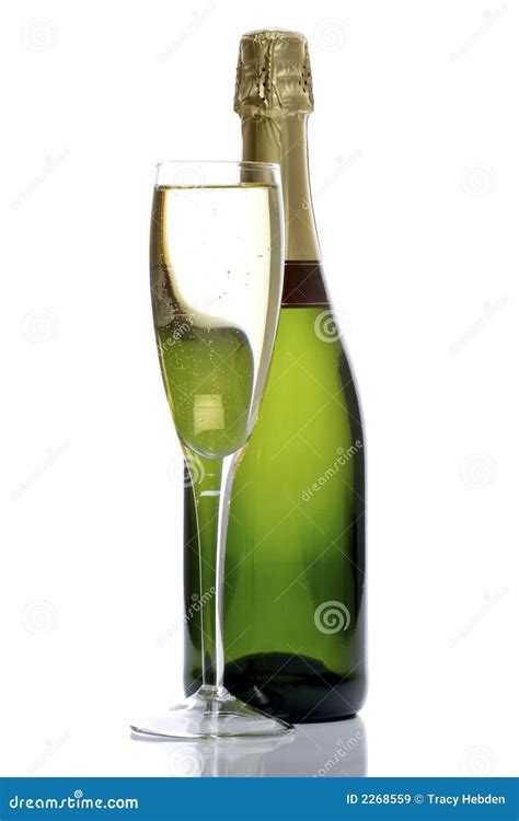 Bottle And Glass Of Champagne Royalty Free Stock Images Image 2268559