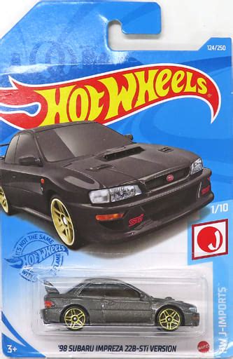 Subaru Impreza B Sti Version Dark Gray Hot Wheels Hw J