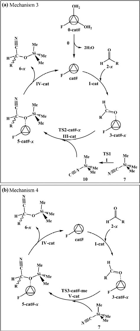 Scheme 2 Catalyzed Mechanisms To The Cyanosilylation Of Aldehydes