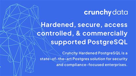 Crunchy Hardened Postgresql Crunchy Data