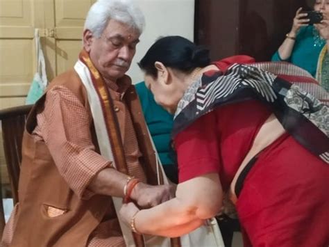 Jammu And Kashmir Deputy Governor Manoj Sinha Tied The Knot जम्मू