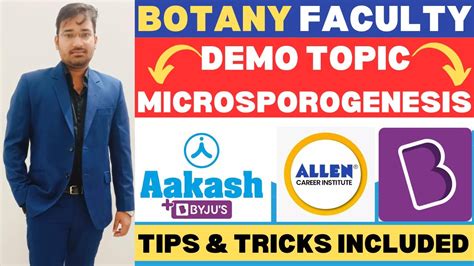 Aakash Byju S Hirings 2024 Demo Video Botany Faculty Job Role