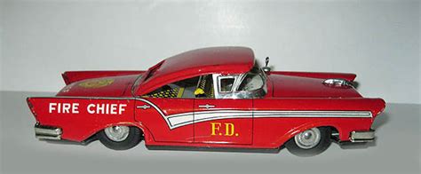 Toymaster Chrysler Fire Chief Car - Antique Toys Library