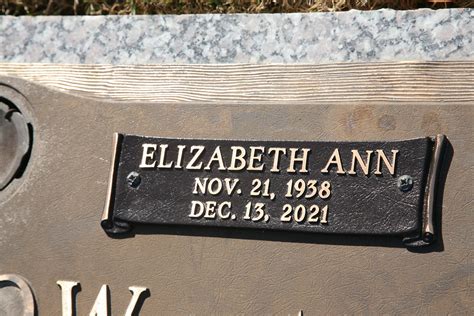 Elizabeth Ann Liz” Bradley Kulow 1938 2021 Find A Grave Memorial