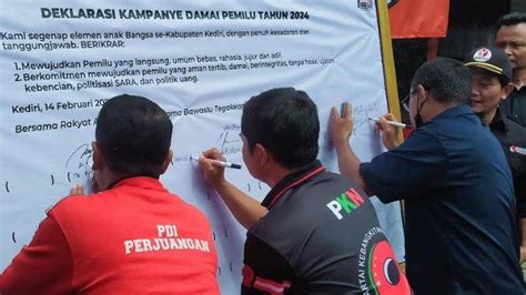 Bawaslu Kabupaten Kediri Gelar Apel Siaga Pengawasan Setahun Menuju