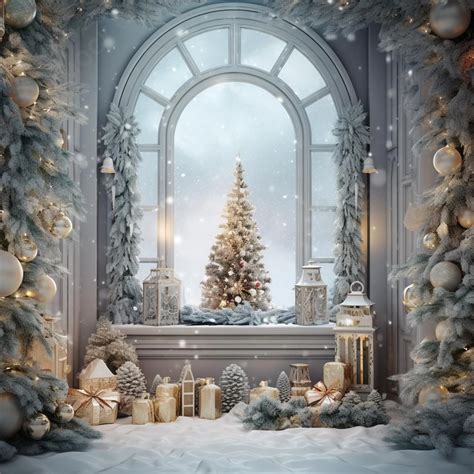 Christmas Digital Backdrop Christmas Background Photoshop Background