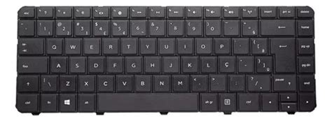 Teclado V Ar Br Notebook Para Hp Pavilion G Br Cor Preto