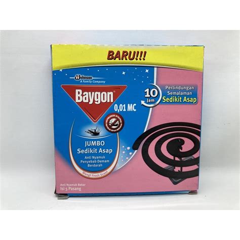 Jual Baygon Obat Nyamuk Bakar Isi Pasang Jam All Varian Shopee