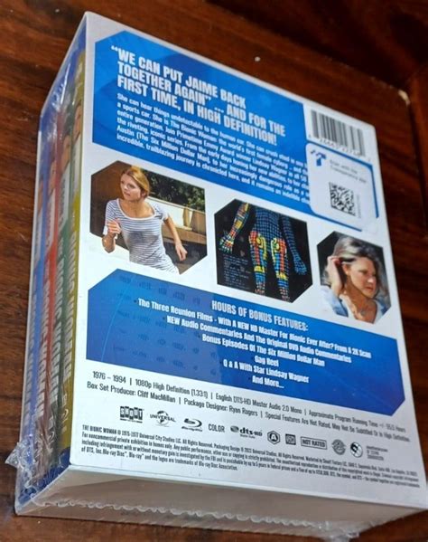 The Bionic Woman Complete Series Blu Ray NEW Free Box Shipping