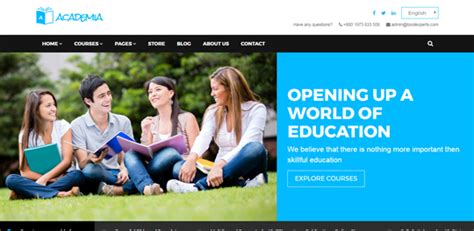 9 Bootstrap Education, School & College Templates | AZMIND