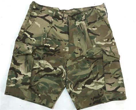 New British Army Mtp Camouflage Cargo Combat Shorts Genuine Military