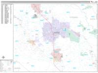 Santa Rosa California Zip Code Wall Map (Red Line Style) by MarketMAPS ...