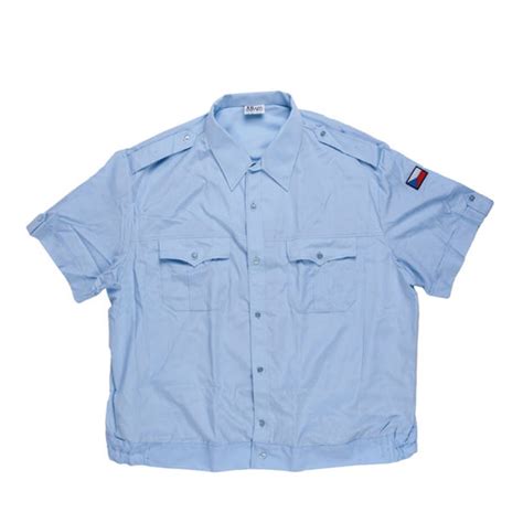 Czech Blue Short Sleeve Service Shirt Like New