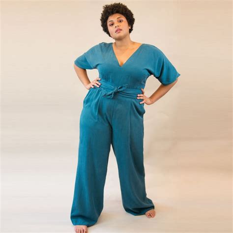 Original Sample Sz 1x Tall The Mae Jumpsuit Bohemian Plus Size