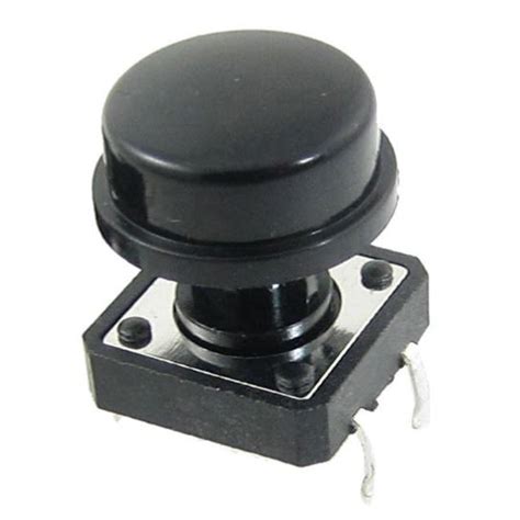 Jual Tactile Tact Switch Push Button B3F 4055 12x12x7 3mm Free Cap