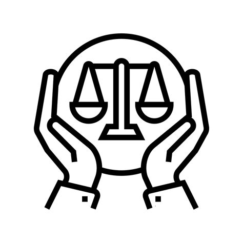 Legislation Law Dictionary Line Icon Vector Illustration