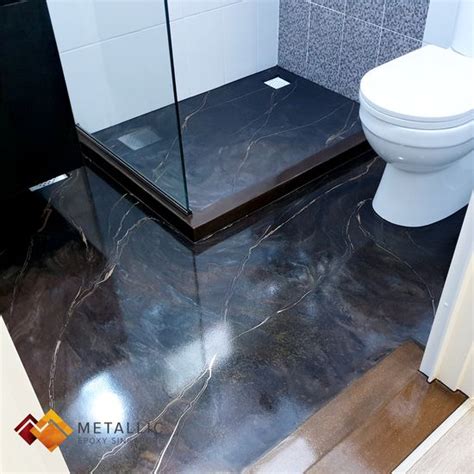 Metallic Epoxy Bathroom Floor Flooring Guide By Cinvex