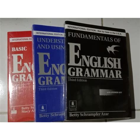 Book Understanding And Using English Grammar Fundamentals Of English