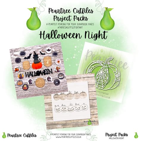 Halloween Night Mini Project Pack Digital Cutfiles Peartree Cutfiles