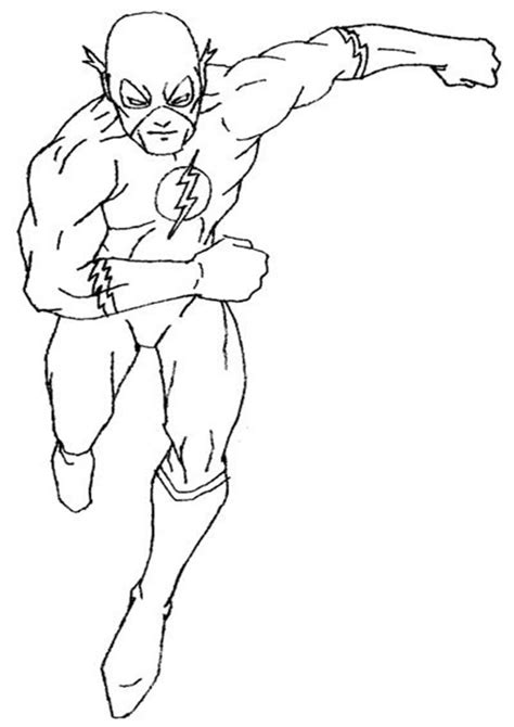 Flash Coloring Pages For Kids