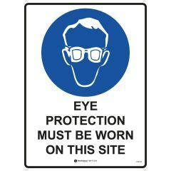 Double Eye Protection Must Be Worn Sign Southland Supply Group